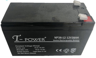 T-POWER蓄电池12V38AH